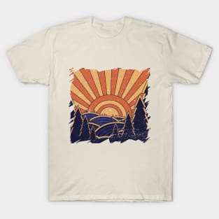 70s Retro Landscape T-Shirt